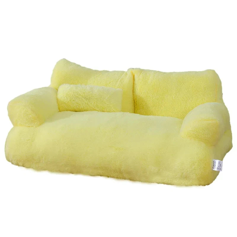 Warm Plush Pet Bed Sofa