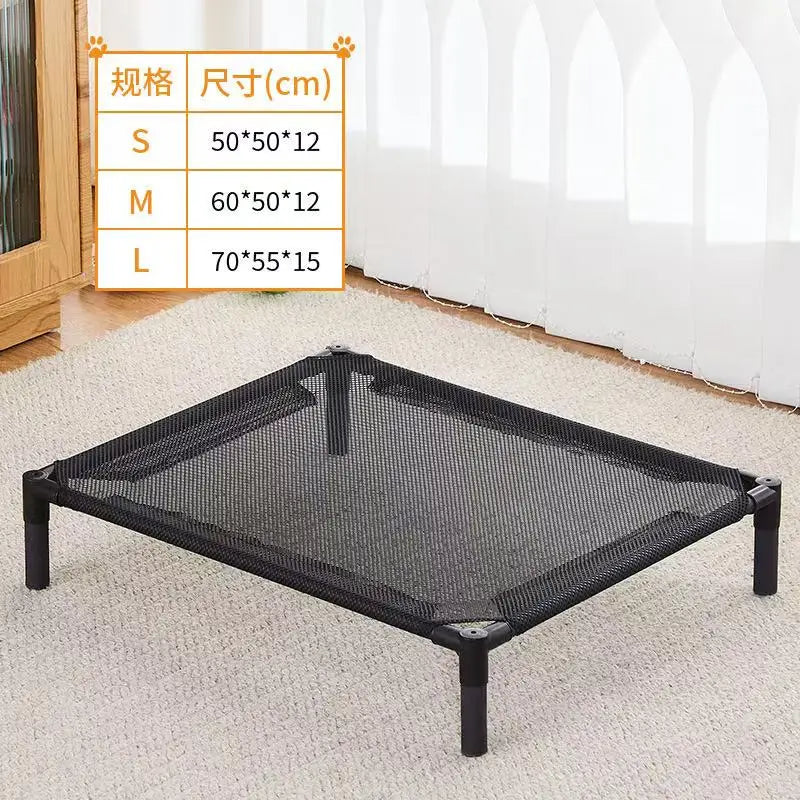 Elevated Pet Bed – Portable Folding Dog & Cat Cot for Indoor/Outdoor Use