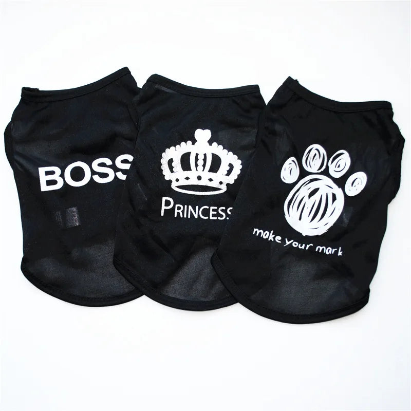Summer Pet Vest – Lightweight T-Shirt for Small Dogs & Cats (Chihuahua, Yorkie)