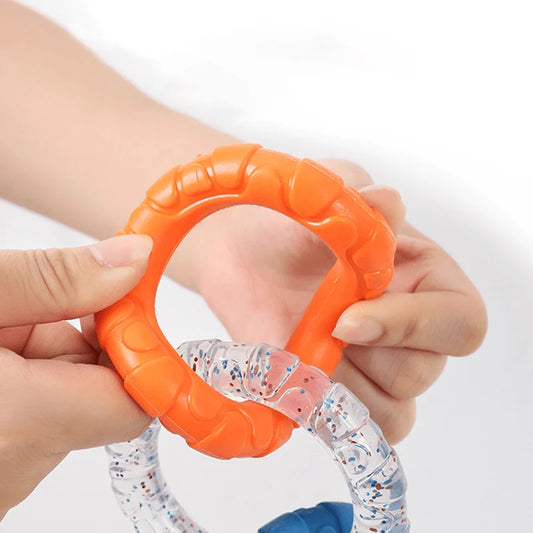 Durable Dog Pull Ring Toy – Bite-Resistant Chew & Training Ring for Active Dogs