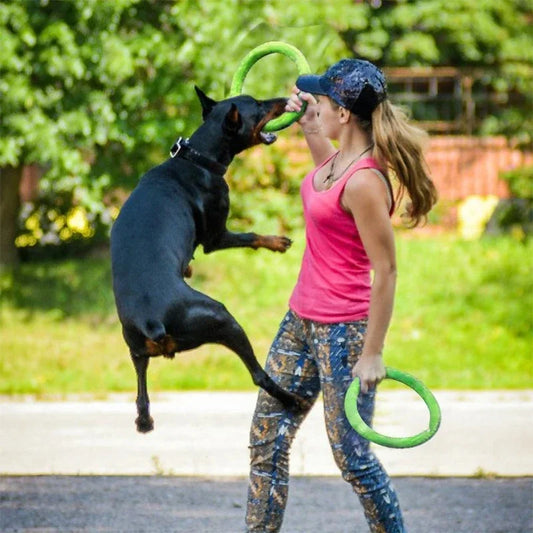EVA Flying Disc Toy for Dogs – Durable Interactive Training Ring