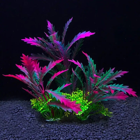 5.5-Inch Artificial Aquarium Plant – Plastic Water Grass Decoration for Fish Tanks & Bowls
