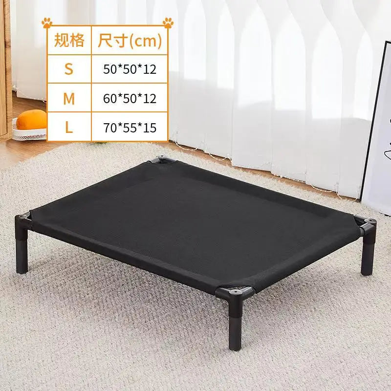 Elevated Pet Bed – Portable Folding Dog & Cat Cot for Indoor/Outdoor Use