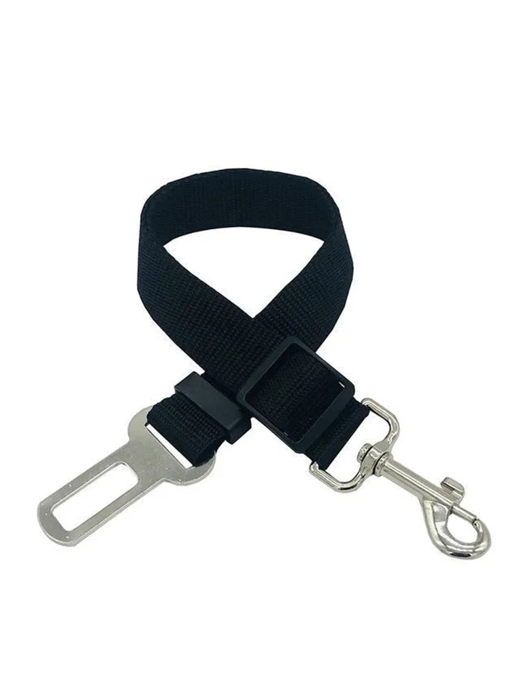 Adjustable Dog Car Seat Belt – Pet Safety Travel Restraint for Cars