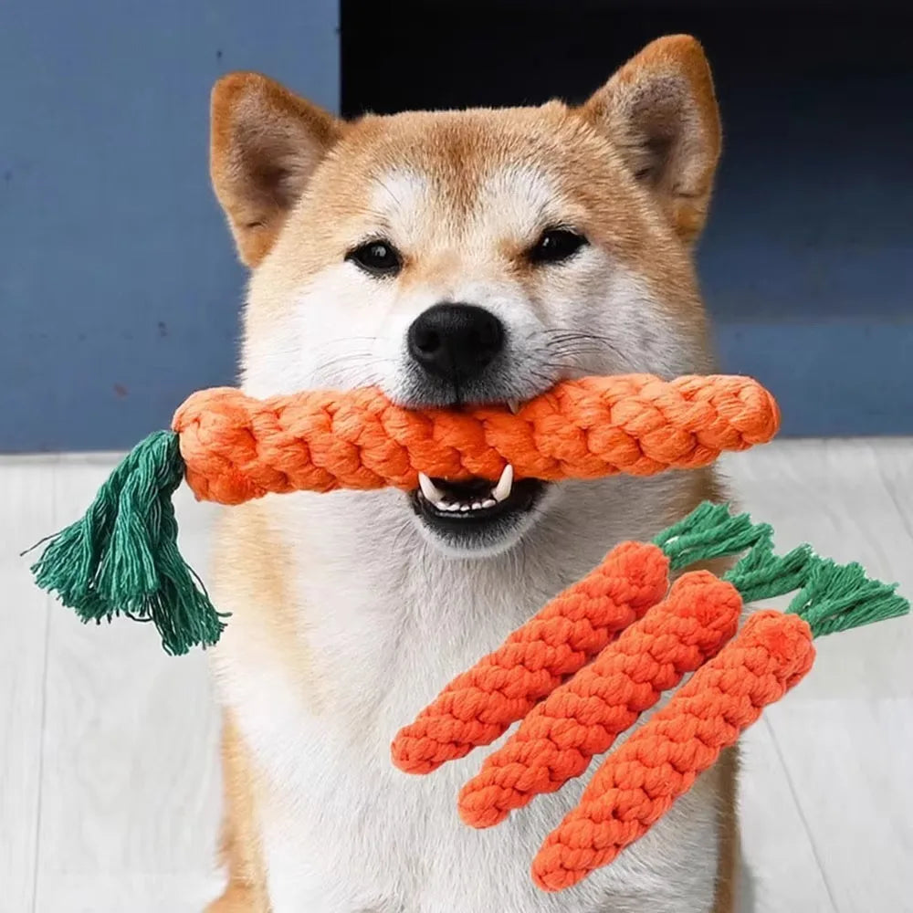 Plush Duck Dog Toy – Calming Squeaky Chew Toy for Puppies