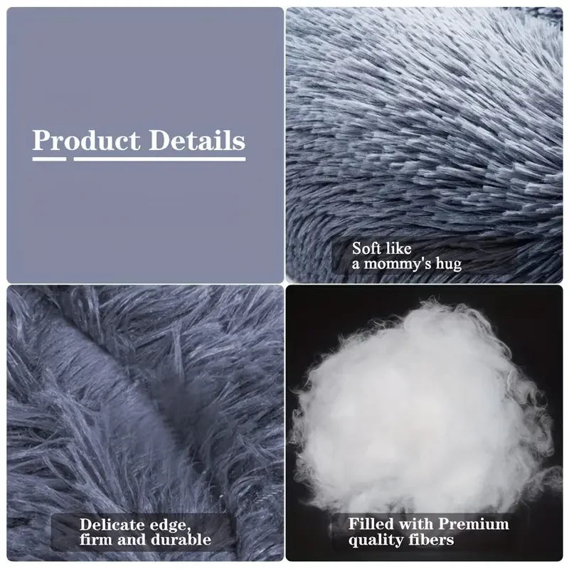 Plush, Warm, Washable Pet Bed
