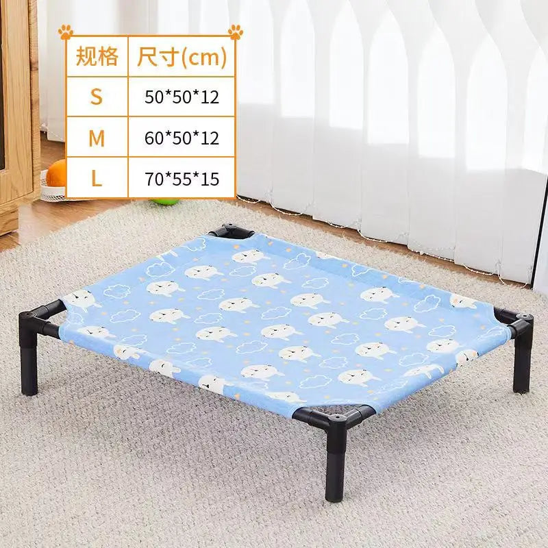 Elevated Pet Bed – Portable Folding Dog & Cat Cot for Indoor/Outdoor Use