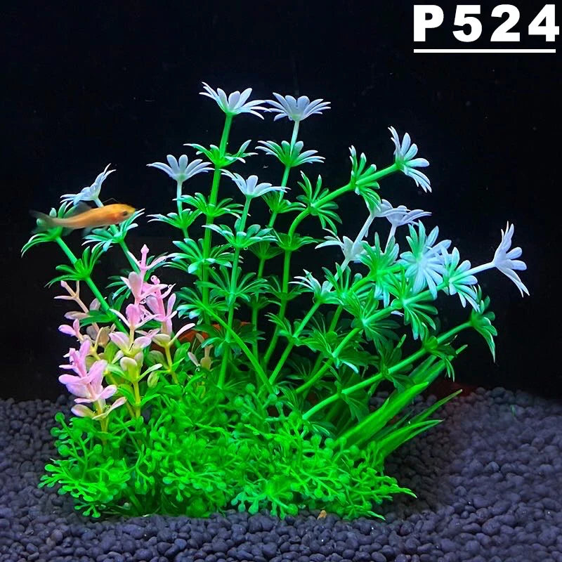 5.5-Inch Artificial Aquarium Plant – Plastic Water Grass Decoration for Fish Tanks & Bowls