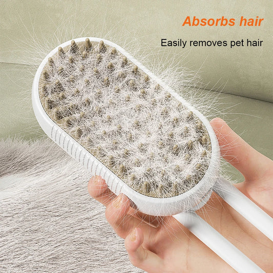 pet electric steam brush