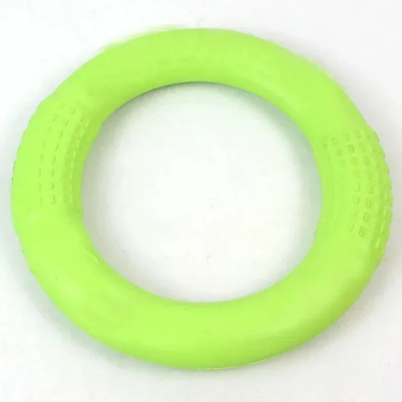 Orange Dog Training Ring – Durable EVA Flying Disk Puller Toy for Interactive Play & Exercise