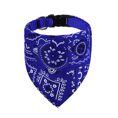 Adjustable Pet Bandana Collar – Washable Bow Tie Scarf for Cats & Dogs