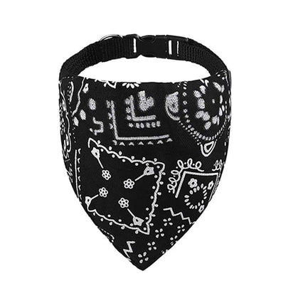 Adjustable Pet Bandana Collar – Washable Bow Tie Scarf for Cats & Dogs