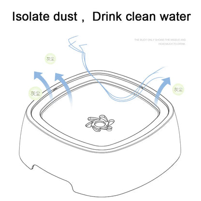 non spill pet water bowl