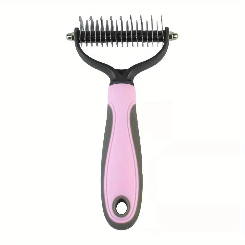 Pet Hair Removal Comb – Effective Dematting & Grooming Brush for Dogs & Cats