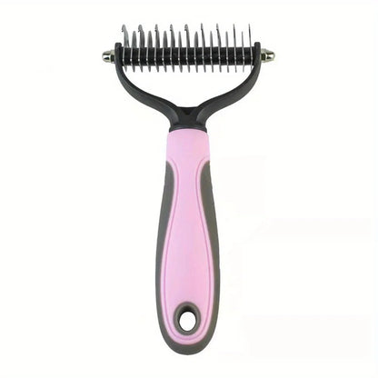 Pet Hair Removal Comb – Effective Dematting & Grooming Brush for Dogs & Cats