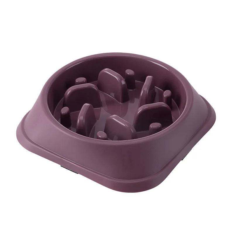 Slow Feeder Bowl for Cats & Dogs | Anti-Choking Non-Slip Bowl