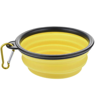 Collapsible Pet Travel Bowl – Portable Silicone Food & Water Bowl for Dogs & Cats