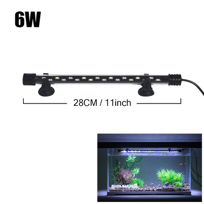 Waterproof LED Aquarium Plant Grow Light – 18-58CM Adjustable Fish Tank Lamp with 5730 Chips, 90-260V