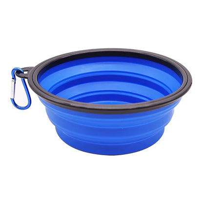 Collapsible Pet Travel Bowl – Portable Silicone Food & Water Bowl for Dogs & Cats