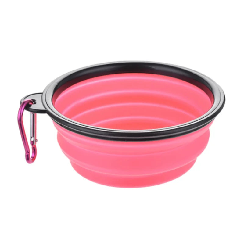 Collapsible Pet Travel Bowl – Portable Silicone Food & Water Bowl for Dogs & Cats