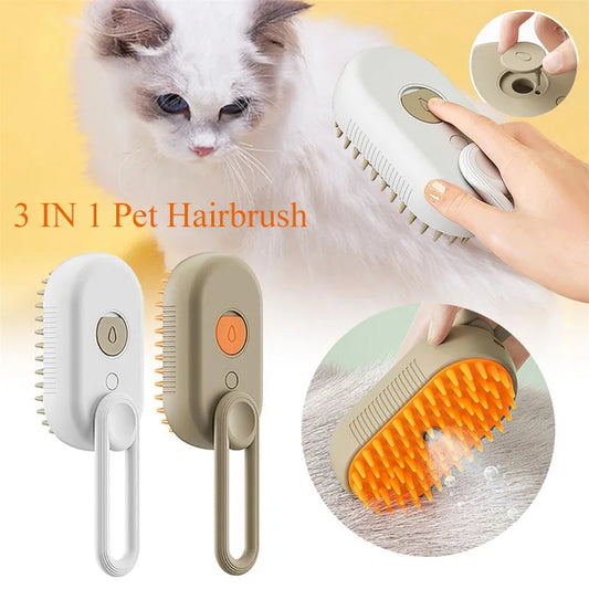 pet electric steam brush