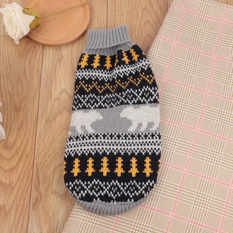 Cat Winter Sweater – Warm Knit Vest Clothing for Cats & Kittens