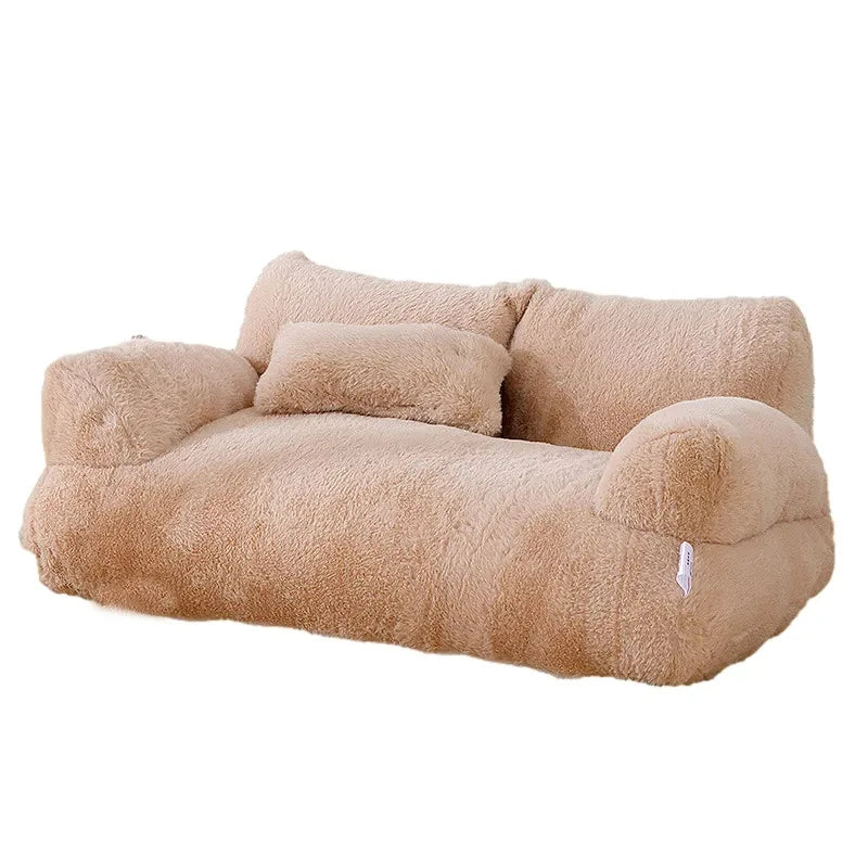 Warm Plush Pet Bed Sofa