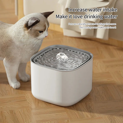 3L Automatic Cat Water Fountain – USB Quiet Pet Dispenser