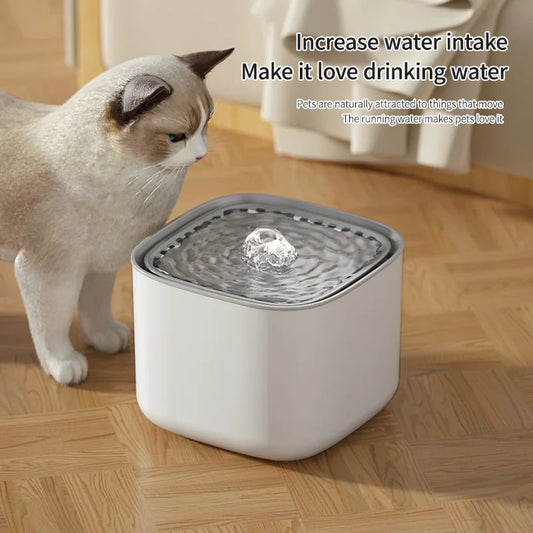 3L Automatic Cat Water Fountain – USB Quiet Pet Dispenser