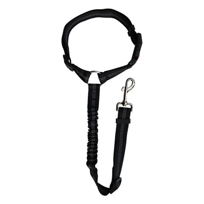 Dog Car Seat Belt & Leash – Adjustable Pet Travel Safety Strap