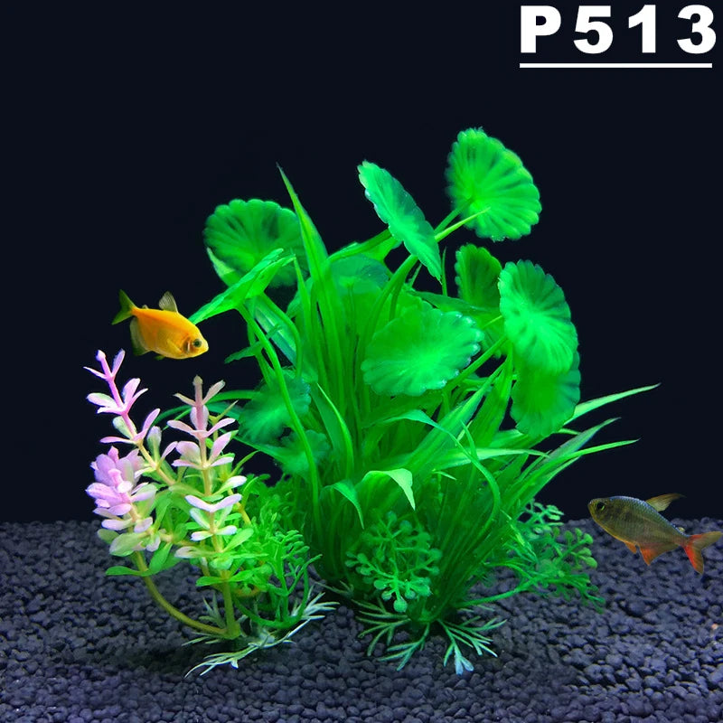 5.5-Inch Artificial Aquarium Plant – Plastic Water Grass Decoration for Fish Tanks & Bowls