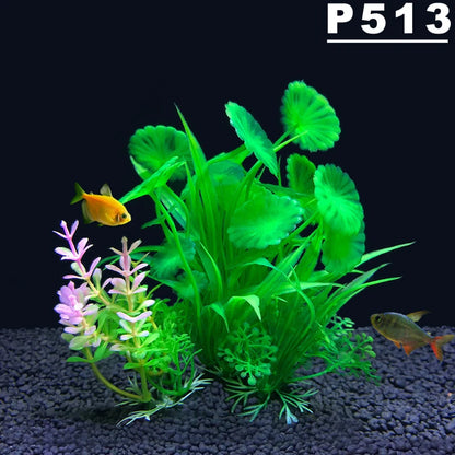 5.5-Inch Artificial Aquarium Plant – Plastic Water Grass Decoration for Fish Tanks & Bowls