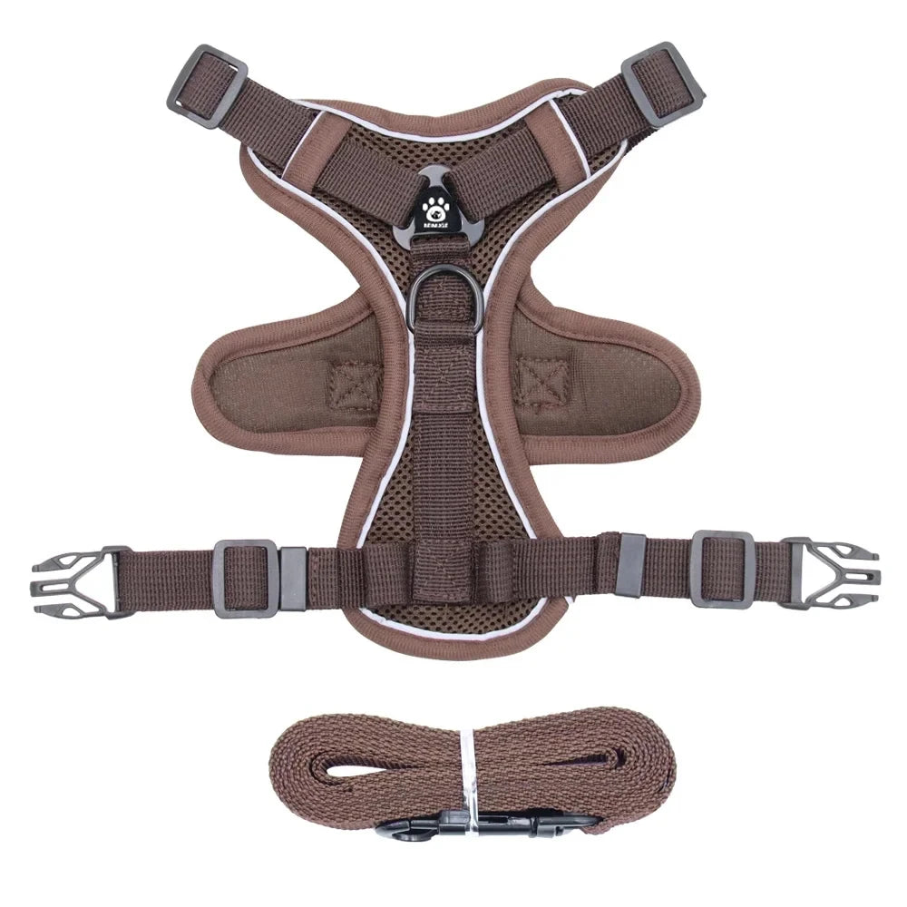Escape Proof Cat Harness and Leash Set | Adjustable Reflective Cat Vest