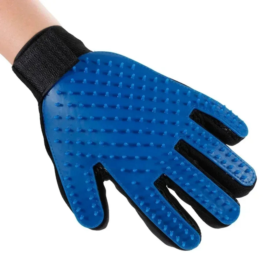 pet grooming cleaning glove