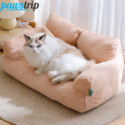 Warm Plush Pet Bed Sofa