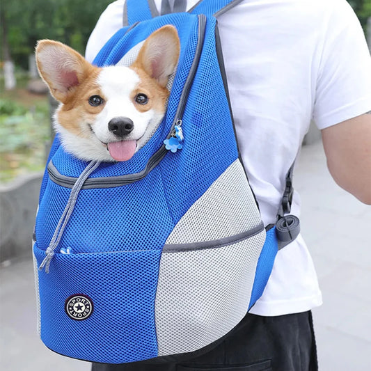 Breathable Dog Carrier Backpack – Travel Bag for Small Dogs