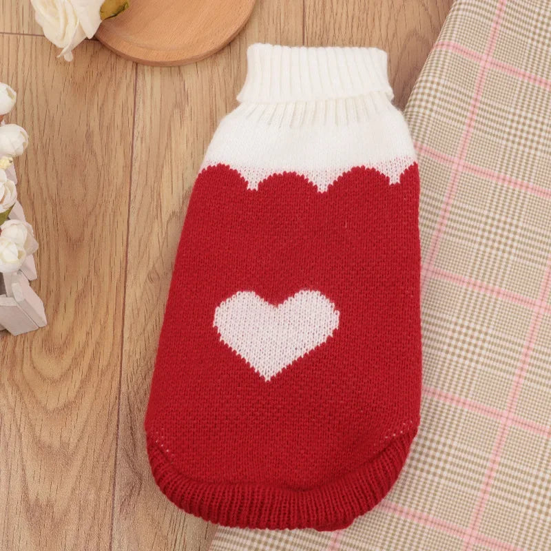 Cat Winter Sweater – Warm Knit Vest Clothing for Cats & Kittens