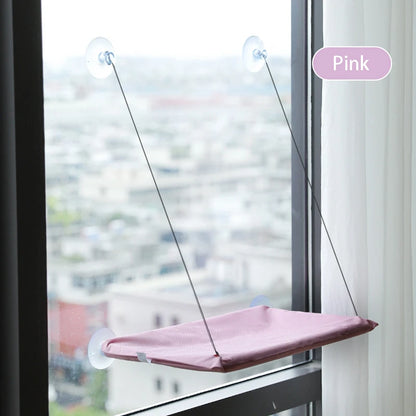 Hanging Cat Hammock – Window-Mounted Cat Bed with Strong Suction Cups