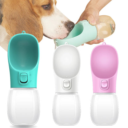 Portable Dog Water Bottle with Bowl – Pet Travel Water Dispenser for Small & Large Dogs, Cats, Outdoor Walking