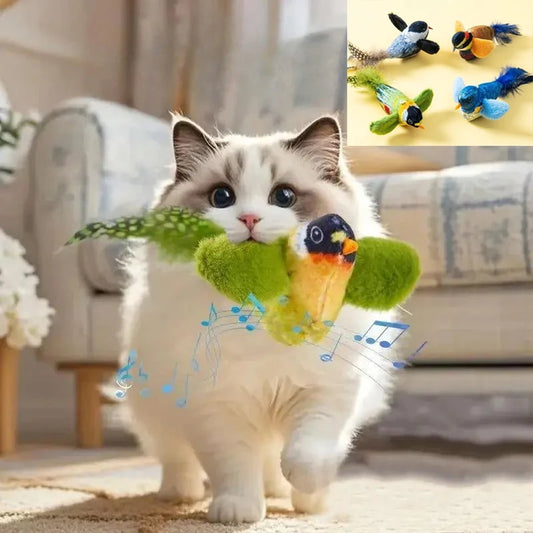 Interactive Cat Bird Toy for Chasing & Play