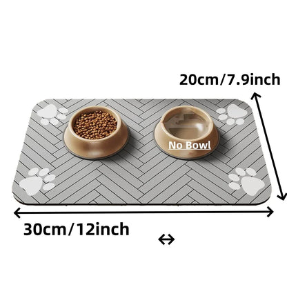 absorbent pet feeding mat