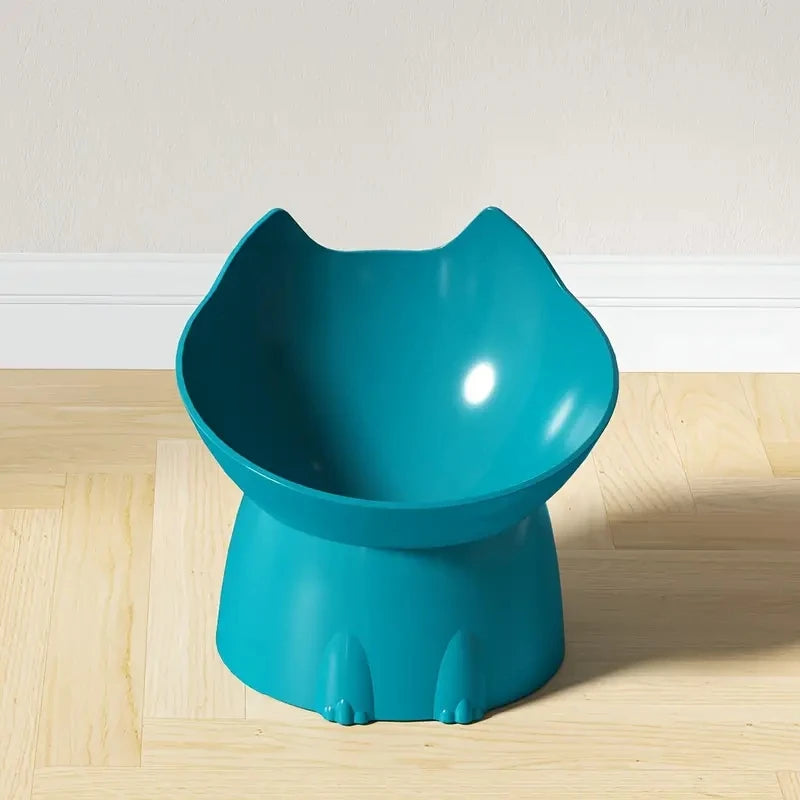 Elevated Cat Bowl – Raised Anti-Tip Feeding Dish