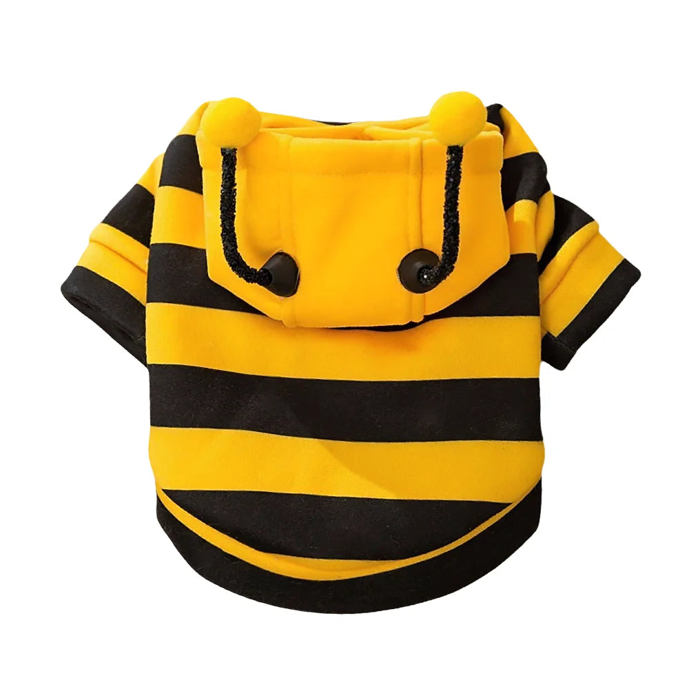 Bee Print Pet Sweater for Cats & Dogs