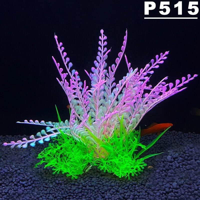 5.5-Inch Artificial Aquarium Plant – Plastic Water Grass Decoration for Fish Tanks & Bowls