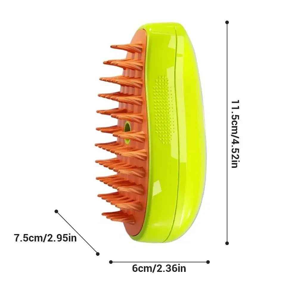 pet electric steam brush