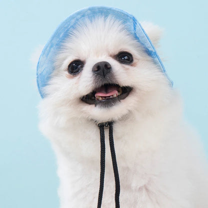 Breathable Cotton Pet Sun Hat – Adjustable Dog & Cat Fisherman Cap