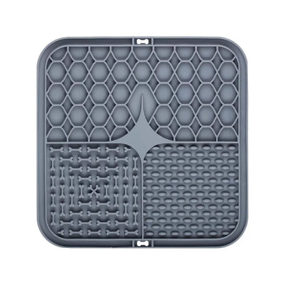 Dog Lick Mat with Suction Cups – Silicone Slow Feeder