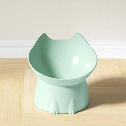 Elevated Cat Bowl – Raised Anti-Tip Feeding Dish