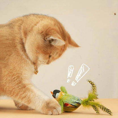 Interactive Cat Bird Toy for Chasing & Play