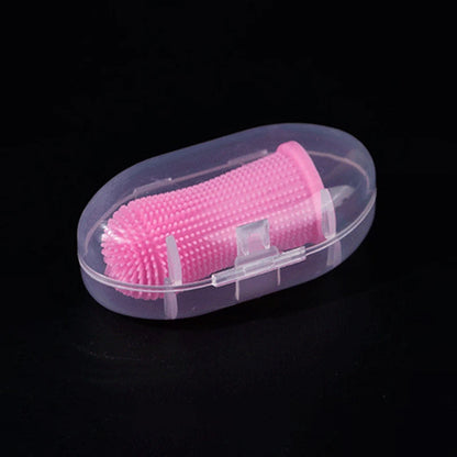 Pet Finger Toothbrush for Cats & Dogs | Silicone Bristles